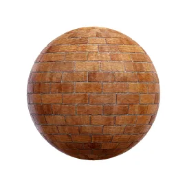 Orange brick wall 3